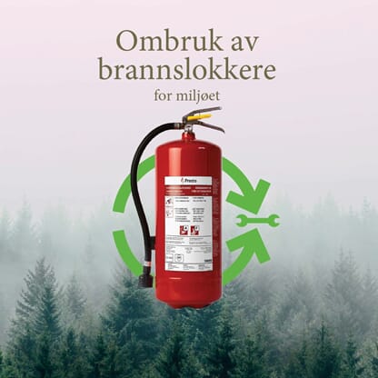 Ombruk av brannslokkere