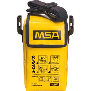 MSA S-CAP flukthette i veske