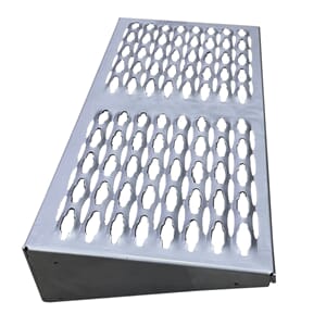 Utstigningstrinn 28x29cm Alu Khiment brannstige