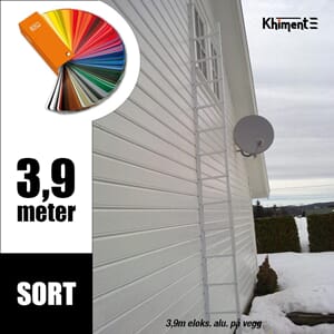 Brannstige 3,9m Khiment, Lakkert Sort