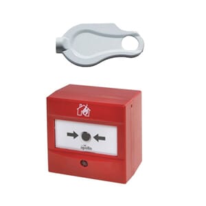 Testnøkkel Manuell Melder Apollo XP95 10pk Hvit stjernespor