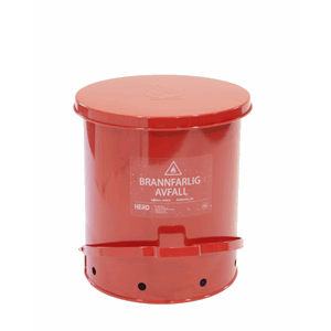 Herd Brannsikker avfallsbeholder 53 liter