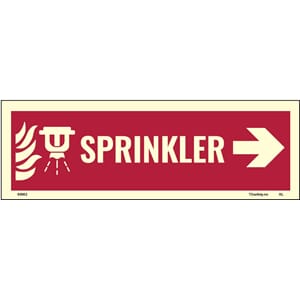 Sprinkler pil høyre 30x10cm PET-XL