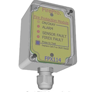 FirePro FPX-114 slokkepanel Batt drift