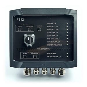 Slokkepanel FS12 IMO Rattmerket For aerosol slokkesystem